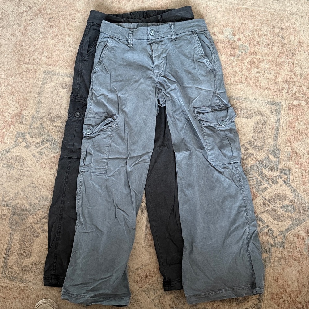 AE Dreamy Drape Cargo trouser pants in Size 2 shorts length set